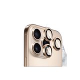 % 99.99 Gerçek Safir Titanyum Kasa iPhone 17 Pro / 17 Pro Max Uyumlu Kamera Lens Koruyucu, AR, Turuncu