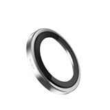 % 99.99 Gerçek Safir Titanyum Kasa iPhone 17 Uyumlu Kamera Lens Koruyucu, AR Anti-Reflective, Silver