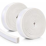 ® 9x6 mm Kapı Pencere Fitili 6 Metre, 2x3 Metre Kendinden Yapışkanlı D Profil Kauçuk Izolasyo - Genel - Çok Renkli
