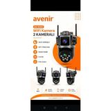 🚨 Avenir S322 Wifi Çift Kameralı Güvenlik Kamerası - Beyaz
