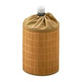® Bambu Damacana Kılıfı – Doğal Hasır Görünümlü, Büzgülü Ağız Bezli – 42X35 cm Bambu Kumaş – Estetik - Çok Renkli - Standart