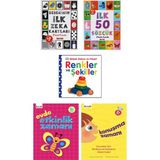- Bebeğimin İlk Zeka Kartları + İlk 50 Sözcük + Renkler ve Şekiller + Evde Etkinlik Zamanı + Konuşma Zamanı – 5’li Bebek Gelişimi Etkinlik Seti
