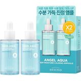 & Beyond Angel Aqua Deep Calming Ampoule Yatıştırıcı Serum Seti Hyaluronik Asit Panthenol 2X50 ml