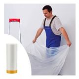 ® Boya Badana Eşya Koruma Hışır Örtüsü 180cm x 15 mt Yapışkanlı Hışır Örtü