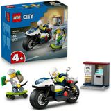 ® City Polis Motosikleti Takibi 60455 - 4 Yaş Ve Üzeri Çocuklar Için Yaratıcı Oyuncak Yapım Seti (65 Parça)