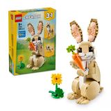 ® Creator 3 Ü 1 Arada Sevimli Tavşan Oyun Seti 31162 (5 Adet)