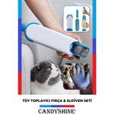 ® Deluxe Mucize Koltuk Kıyafet Halı Tüy Toplayıcı Kedi Fırça Seti Kedi Tüy Toplayıcı Eldiven Tarak