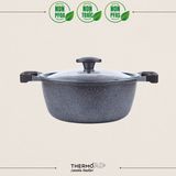 | Derin Tencere | Graneu Serisi | Gri | 24 cm