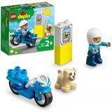 ® Duplo® Polis Motosikleti 10967 - 2 Yaş & Üzeri Çocuklar İçin Eğitici Oyuncak Yapım Seti (5 Parça)