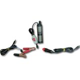 • düzey 12 Volt Mini(Küçük) Çakmaklık ve Akü Maşalı Dalgıç Mazot Aktarma(Sıvı Transfer) Pompası(Su,süt,yağ)