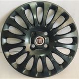 ✔ Fiat Punto Evo 15" Jant Kapağı Füme Takım (4 Adet) Jkf019