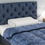 ' Flex Visco Yastık - Boyun Düzleşmesi, Boyun Fıtığı - Ortopedik Boyun Yastığı, 60 x 40 x - Çok Renkli