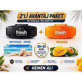 ✨🌊🥭 Fresh Products Mango & Okyanus Esintili Klozet Kokusu – 2’li Set