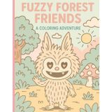 ✨ Fuzzy Forest Friends: A Cute Coloring Adventure: 🖍️ Meet Mubu – a mischievous forest friend with wild fur and heart-shaped eyes, perfect for fans of quirky characters and whimsical worlds!
