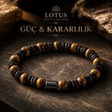 🔥 Güç & Kararlılık Premium Bileklik – Kaplangözü, Onyx & Kokonat Doğal Taş Bileklik | Lotus Atölye ve İyi Yaşam Merkezi