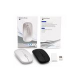 ️ Kablosuz Sessiz Mouse - Slim Tasarım Usb Alıcılı (Siyah)