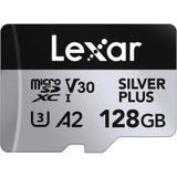 Lexar 128 GB Silver Plus 205 MB/s 4K V30 Uhsı Micro SD Hafıza Kartı