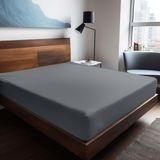| Mix & Match | Plain | Pamuklu Ranforce 160 x 240 Tek Kişilik Düz Çarşaf Gri