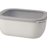 - Multi Bowl Cirqula Rectangular - Kapaklı Saklama Kabı - Buzdolabı Için Hava Geçirmez Saklama Kutusu Olarak Uygundur, Mikrodalga Fırın ve Saklama Kabı Olarak - 3000 ml - - standart