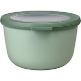 - Multi Bowl Cirqula Round - Kapaklı Saklama Kabı - Buzdolabı Için Hava Geçirmez Saklama Kutusu ve Mikrodalga Fırın Kabı Olarak Uygundur - 1000 ml - - 0 Siyah - Option-1