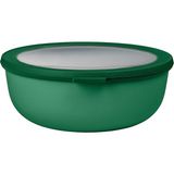 - Multi Bowl Cirqula Round - Kapaklı Saklama Kabı - Buzdolabı Için Hava Geçirmez Saklama Kutusu ve Mikrodalga Fırın Kabı Olarak Uygundur - 2250 ml - Canlı Mavi