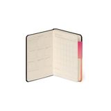 - Not Defteri Beyaz Sayfa, Küçük Boyut, Fildişi Kağıdından 90 G/m², 192 Sayfa, Yumuşak Kapak, Lastik Bant, Boyut 9,5 x 13,5 Cm, Hour - Standart