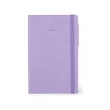 - Not Defteri, Kareli, Medium, 192 Sayfa, Yumuşak Pu Cilt, Fsc® Sertifikalı Kağıt, Fildişi Kağıt, 90 G/m², Aylık Planlayıcı, Adres Defteri, Yer Işareti, 13 x 21 Cm, Renk Lavanta - Standart