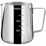 ® Paslanmaz Çelik Sütlük - Barista Süt Isıtıcı & Köpürtücü | Latte Art Pitcher | Küçük & Büyük Boy Seçenekli, Ocak Üstü Çelik Süt Potu (350 Ml)