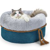 寵幸 Peluş Kedi Yatağı (Lacivert)