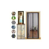 ® Pratik Manyetik Mıknatıslı Siyah Kapı Sinekliği Tülü 90 X 210 Cm Tül