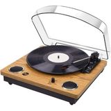 * Record Master TT249 Retro Pikap Bluetooth + Mp3 Kayıt Özelliği Tüm Plakları Çalabilen Pikap 33, 45, 78 Devir