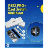 . Rs12 Pro+ 2025 Serisi Full Ekranlı Akıllı Saat – 2Gb Hafıza, Titanyum Kasa, Suya Dayanıklı, Uzun Şarj Süresi Model