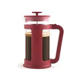 - Smart French Press: Yaklaşık 1l Kapasiteli Kahve Hazırlayıcı - Kırmızı Polipropilen Gövde - Bulaşık Makinesinde Yıkanabilen Borosilikat Cam Sürahi - Paslanmaz Çelik Filtre Sistemi - standart