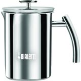 - Süt Köpürtücü - 330ML - Paslanmaz Çelik Gövde ve Kapak - Çift Diskli Çırpıcı Kapak - Tüm Ocak Türleri Için Uygun (Indüksiyon Dahil) - Bulaşık Makinesinde Yıkanabilir