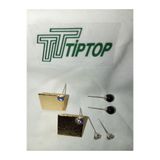 / TİPTOP / ALTİN RENK NAZAR BONCUKLU KARE MODEL KÜPE SET TTT-000000036