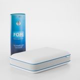 ' Tombik Masajlı Visco Yastık - Boyun Düzleşmesi, Boyun Fıtığı - Ortopedik Boyun Yastığı, 60 x 40 x 13, Beyaz - 10 x 10 cm - 0002R72