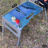 ® Unibase™ Modüler Katlanır Kamp Masası, 2mm Galvaniz Çelik, Çantalı - Ahşap - 318-Kahve