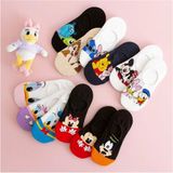 🧦 Uzn Socks Kadın 5’li Karakterli Babet Çorap Seti - 35 - 40 - Çok Renkli