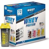 -West Whey Protein 72 Servis Karışık Aroma 2592 Gr (Şase)
