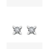 0.02 Karat Pırlanta Miracle Tektaş Küpe