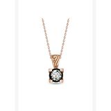 0.06 Karat Miracle Tektaş Elmas Kolye