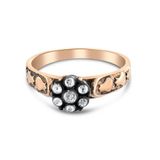 0.10 Karat Elmas Yüzük, Doğal Elmas, Sertifikalı Mücevher, Rose Altın