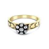 0.10 Karat Elmas Yüzük, Doğal Elmas, Sertifikalı Mücevher, Sarı Altın