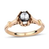 0.12 Karat Elmas Tektaş Yüzük EY3451-14