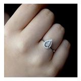 0.15 ct Damla Taşlı Modern Tasarım Pırlanta Yüzük