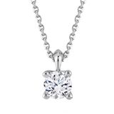 0.20ct Karat E-F VS Pırlanta Tel Tırnak Tektaş Kolye