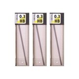 0.3 Kalem Ucu Hb 60 Mm 3 Paket 0,3 Min Kalem Uç Teknik Kalem Yedeği Mono Tombow Hb 60 Mm 3 Paket