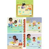 0-3 Yaş Hareketli Büyüyorum Serisi (5kitap) Giyiniyorum,uyku Vakti,emziğimi Bırakıyorum,paylaşıyorum