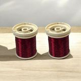 0.30MM(60GR-100METRE) Koyu Kırmızı Renkli Filografi Teli (2 Adet 30 Gram )