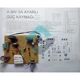 0-30V 5A Ayarlı Güç Kaynağı Kısa Devre Korumalı Montajlı